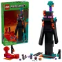 Constructiespeelgoed LEGO Minecraft set 21279 De Enderman-toren, 867 onderdelen, 2 minifiguren, 450 mm hoogte