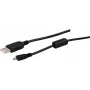 USB A naar Mini USB 2.0 8-pins kabel ShiverPeaks 1,5 m – data en laden