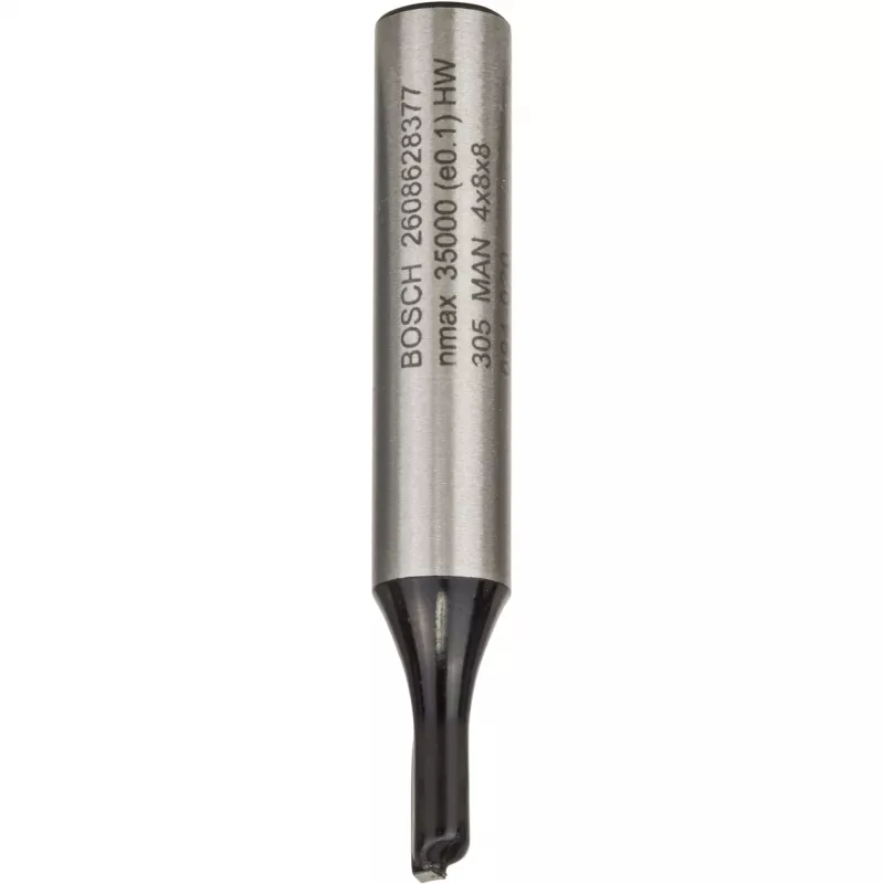 Rechte frees Bosch 2 608 628 377 lengte 51 mm werkdiepte 8 mm