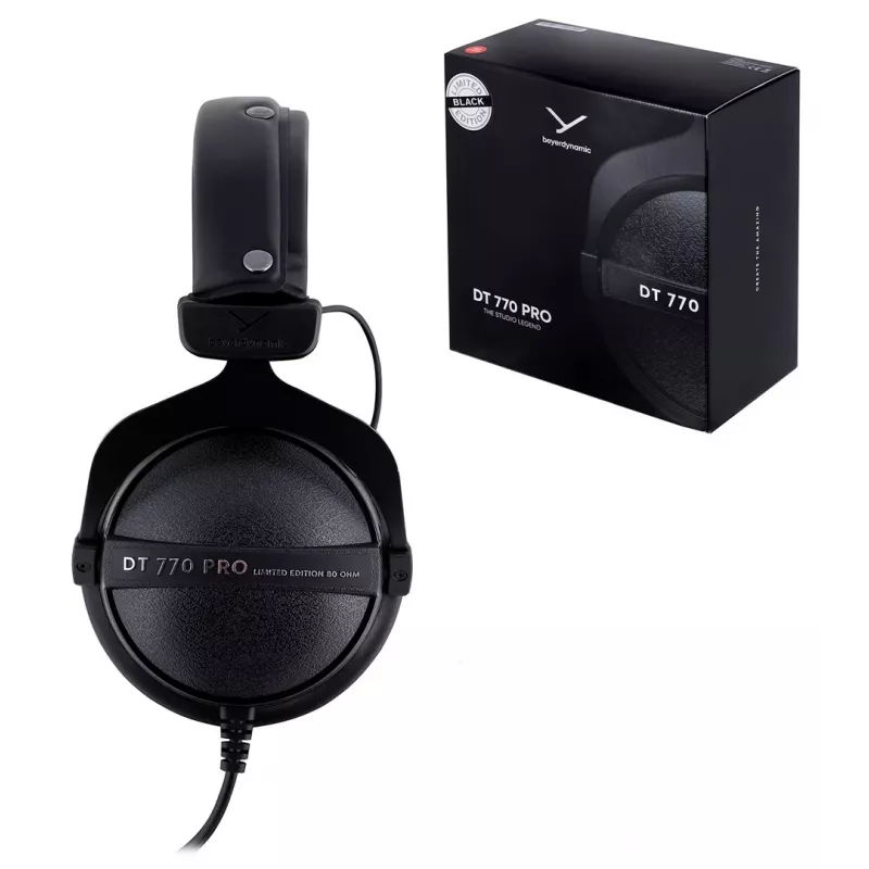 Beyerdynamic DT 770 Pro 80 Ω zwart Limited Edition - gesloten studio-hoofdtelefoon