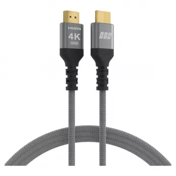 EFB Elektronik HDMI-kabel High-Speed m. Ethernet 4K60Hz grijs - kabel - digitaal/beeld/video (HDMI-20-00003)