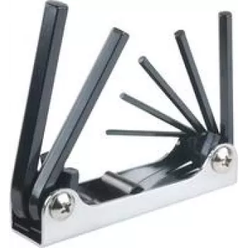 Opvouwbare inbussleutelset KWB 147280 7 stuks staal