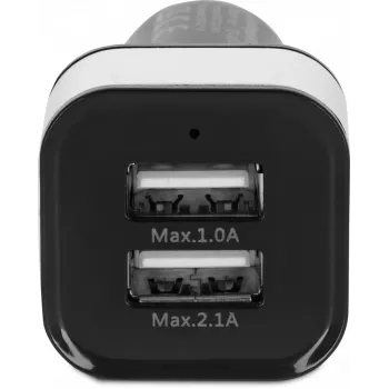 Autolader TECHNISAT CARCHARGER DUAL USB CE – dubbele USB-aansluitingen voor de voertuigstroomvoorziening