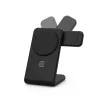 Indoor-oplader Crong CRG-MSPS-BLK smartwatch zwart Lightning USB draadloos