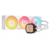 All-in-one-vloeistofkoeler Corsair iCUE LINK TITAN 360 RX LCD 12 cm, wit