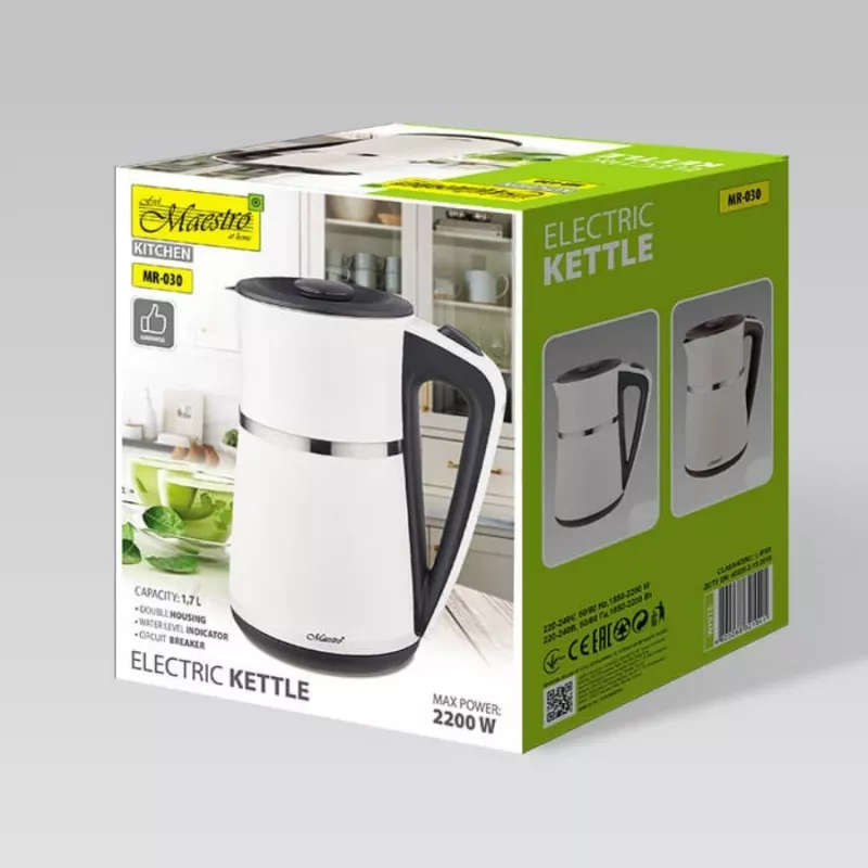 Waterkoker MAESTRO MR-030-WHITE