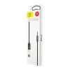 Baseus Yiven audiokabel USB-C naar minijack 3,5 mm, 1,2 m (zwart)