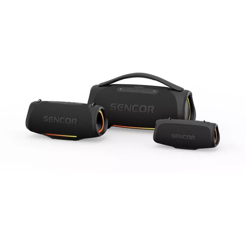 Sencor Resonex Mega draagbare Bluetooth-luidspreker, 190 W, IPX7, TWS, LED