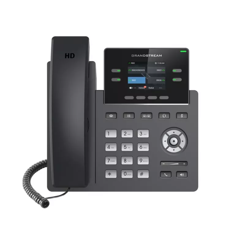 Grandstream Networks GRP2612 IP-telefoon zwart 2 lijnen