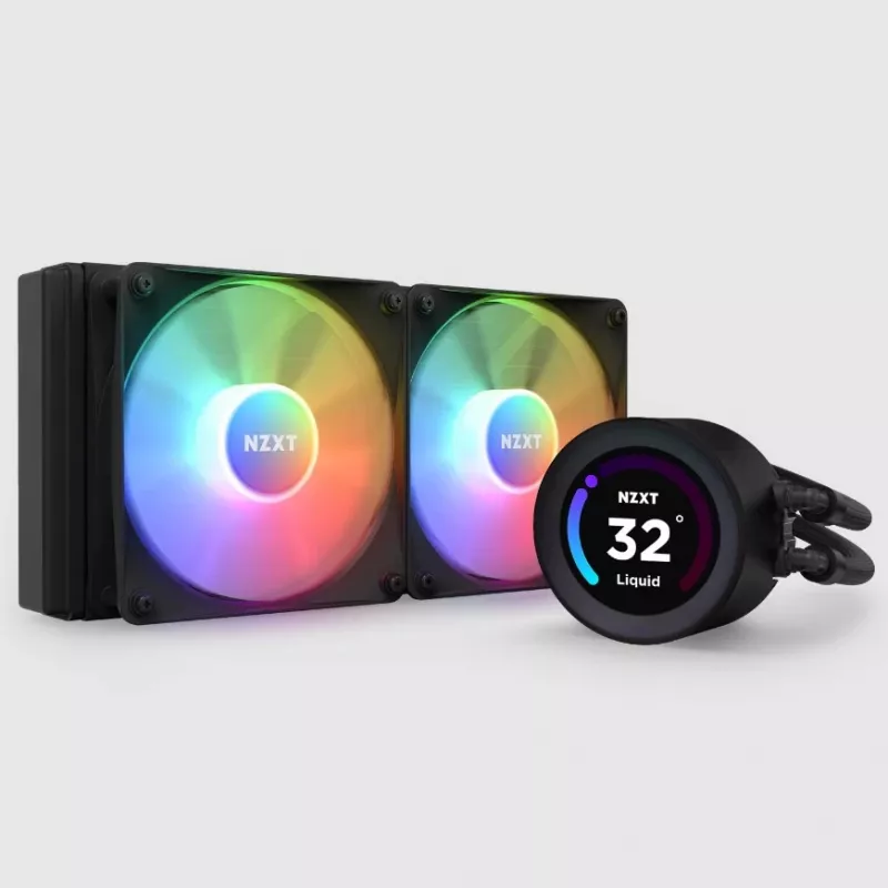 All-in-one-vloeistofkoeler NZXT Kraken Elite 240 RGB 12 cm zwart
