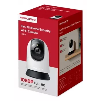 Binnen bewakingscamera MERCUSYS MC200 Full HD 1080p, 87° gezichtsveld, 30 fps, nachtzicht 12 m, MicroSD tot 512 GB