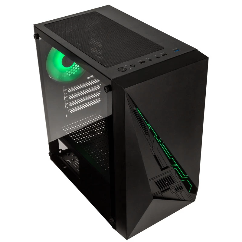 Computerbehuizing Kolink Inspire K2 Plus ARGB Micro-ATX zwart