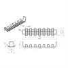ROTRONIC-SECOMP Roline - kabel - organizer - raster - onder tafel monteerbaar - zwart (verpakking van 2)