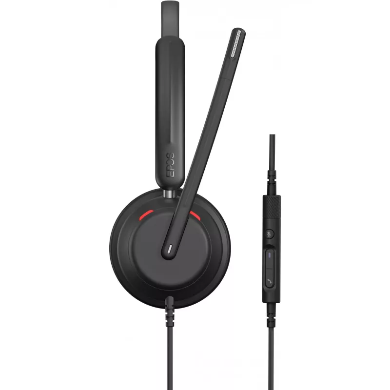 EPOS IMPACT 760T - headset - on-ear - bedraad - USB-C - zwart - gecertificeerd voor Microsoft Teams (1001214)