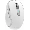 DUAL WiFi+Bluetooth draadloze muis, oplaadbare batterij, 5 toetsen