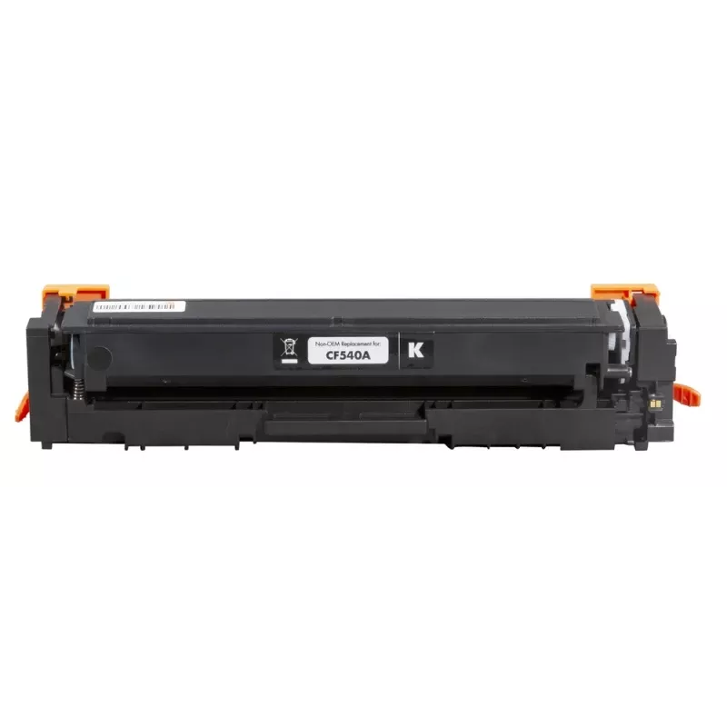Compatibele Static-Control HP-cartridge Nr.203A zwart 1,4K (CF540A)/Canon CRG-054K nieuwe chip