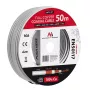 Coaxkabel Maclean MCTV-471 RG-6/U 50 m wit