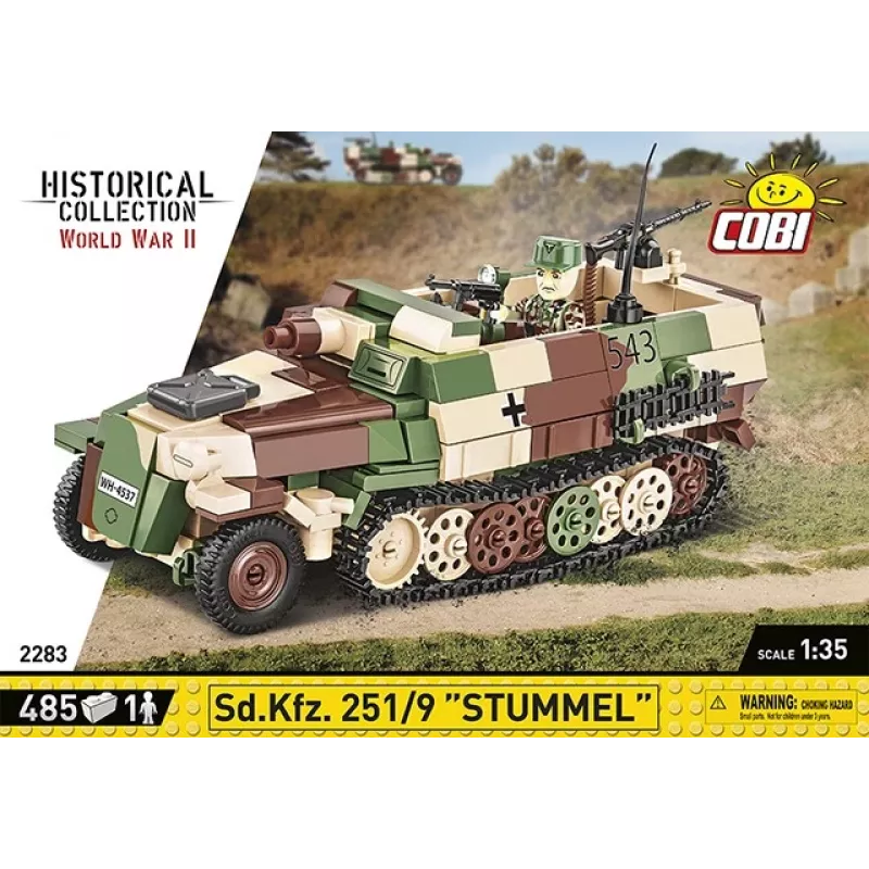 Sd.Kfz. 251/9 Stummel, constructiespeelgoed