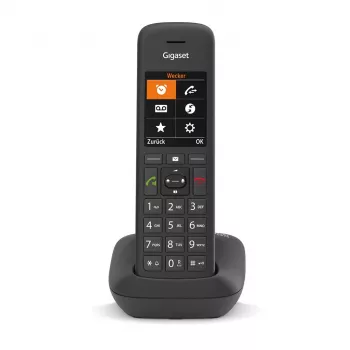 Gigaset C575 analoge/DECT-telefoon met nummerweergave zwart