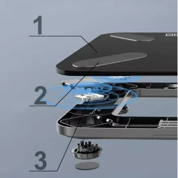 Slimme personenweegschaal Extralink Home, Bluetooth