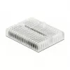 Breadboard DELOCK 18323 — transparant kunststof, 36×46×10 mm