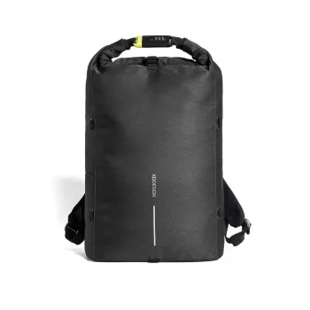 Rugzak XDDESIGN Urban Lite zwart — 21 L (uitbreidbaar tot 27 L), 15,6-inch laptopvak, waterafstotend, trolleyband