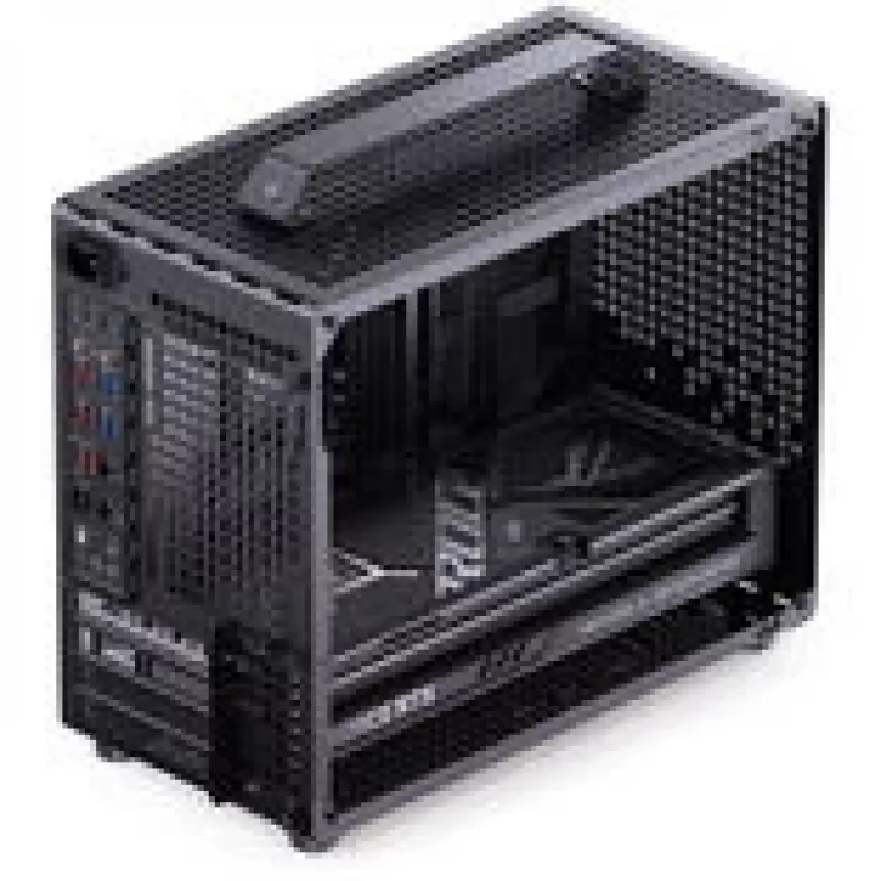 Computerbehuizing Jonsplus Z20 Mesh Mini Tower Micro-ATX zwart