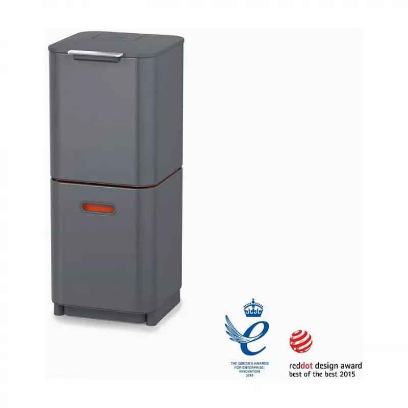 Joseph Joseph afvalbak Totem 40 L grafiet