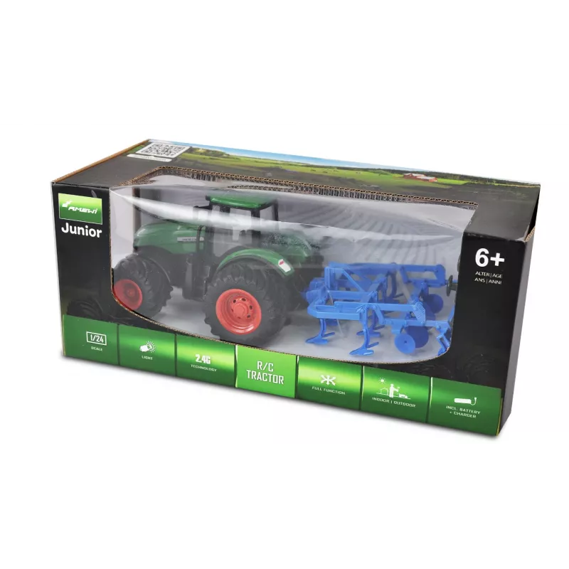 Tractor Amewi 22640 elektromotor 1:24 voor kinderen vanaf 6 jaar