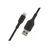 BELKIN PVC USB-KABEL USB-A - LIGHTNING, 1M, ZWART