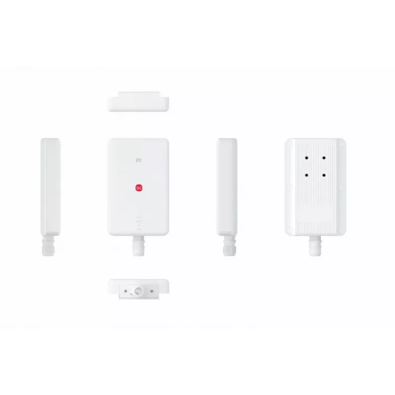 ZTE G5 Max dual-band WLAN-router 802.11ac – 5G, dual-sim, 1x 2,5GbE, USB‑C, 48V, wit