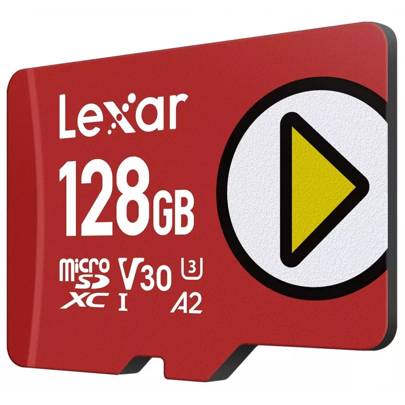 Lexar PLAY LMSPLAY128G-BNSNG microSDXC-geheugenkaart van 128 GB, UHS-I, Klasse 10