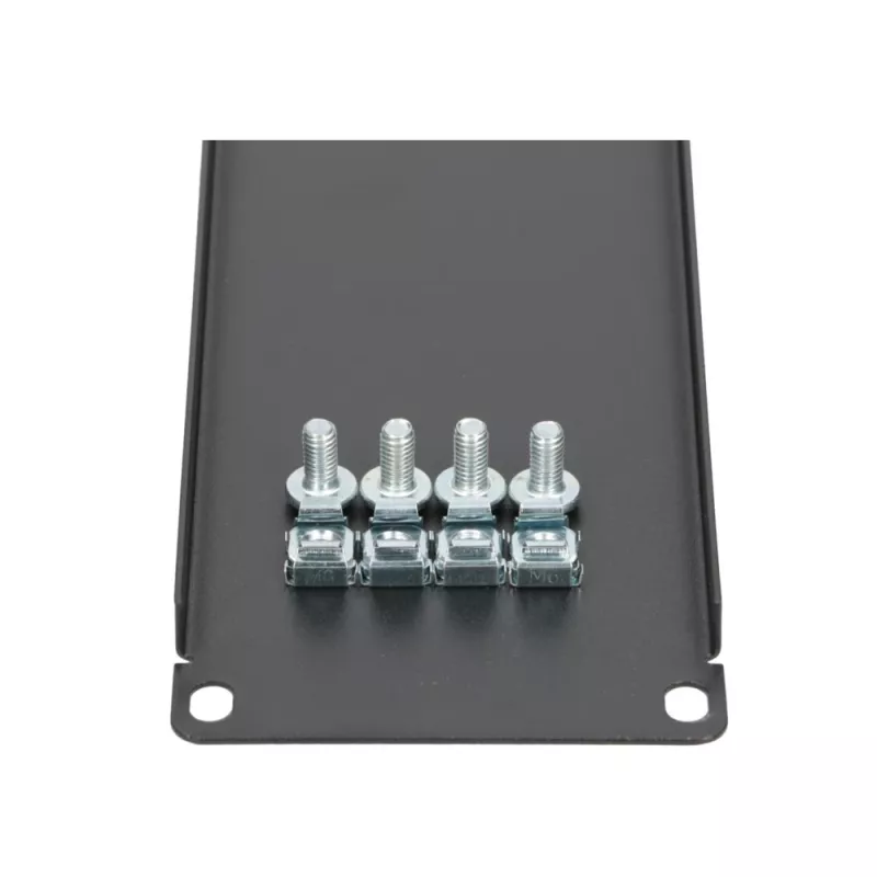 Rack-blindplaat Extralink Front Blank Panel 2U 19 inch zwart, stalen behuizing