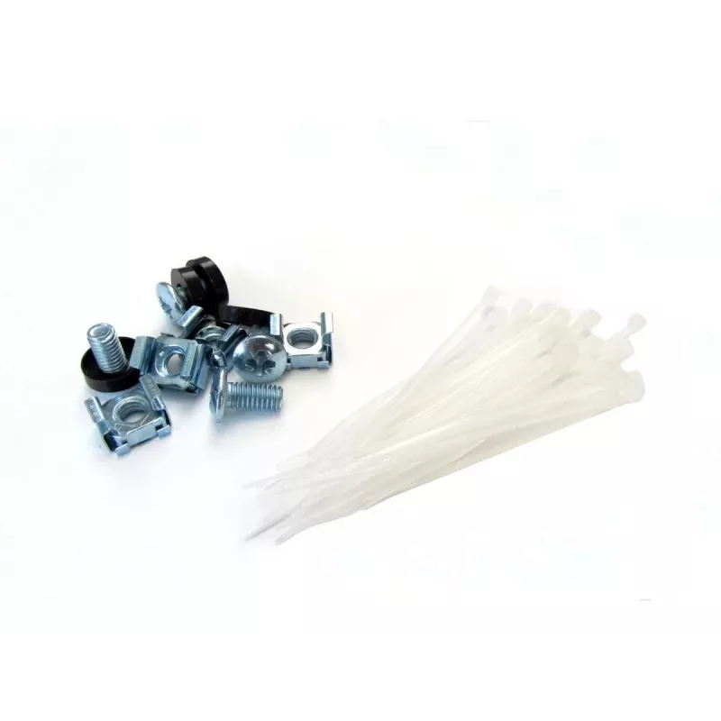 Digitus DN-91524U-EC 19" patchpaneel met 24 poorten Cat5e U/UTP, 1U, met kabelgeleiding, zwart