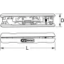 Coax-stripper ks tools 115.1002 voor coaxkabel Ø 4,8–7,5 mm