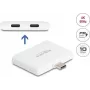 DELOCK USB Type-C-adapter — USB-C data 10 Gbit/s, video 4K@60Hz, PD 92W (model 61088)