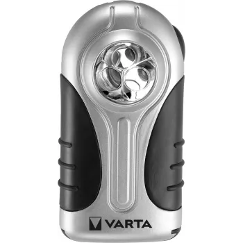 Handlamp Varta 16647 zwart zilver