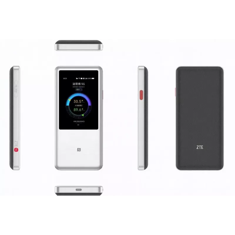 ZTE U60 (MU5251D) mobiele 5G-hotspotrouter, Wi-Fi 7, wit