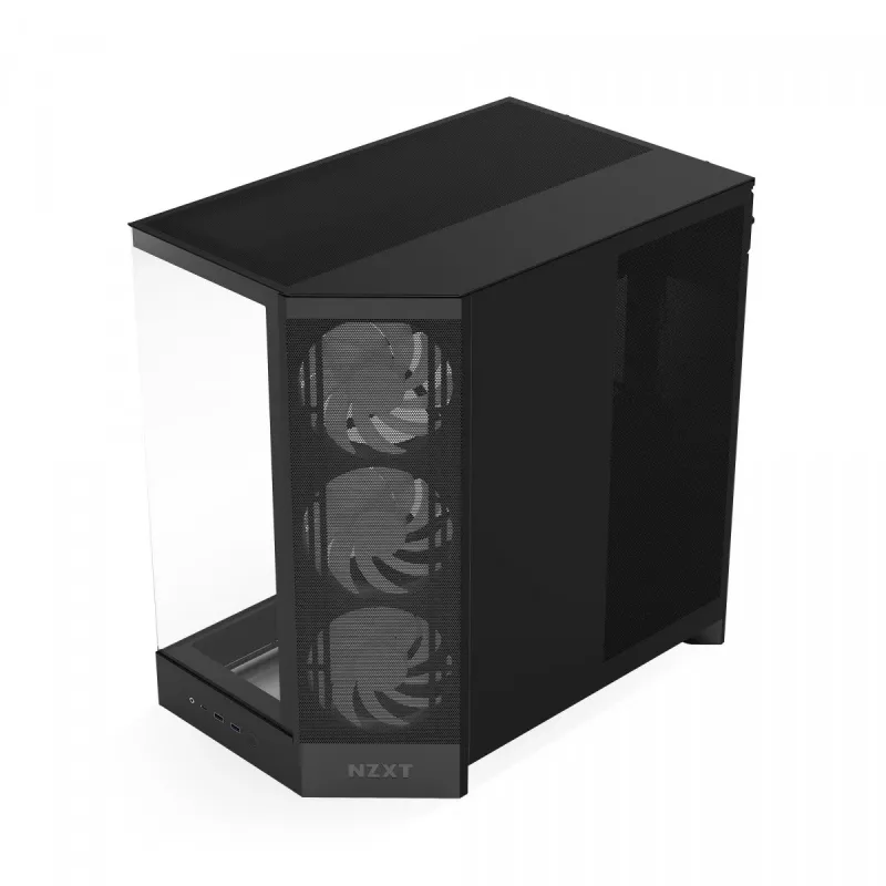 Pc-behuizing NZXT H9 Flow RGB midi-tower zwart