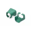 DIGITUS - kabelclips met kleurcodering - voor patchkabels - groen (verpakking van 100) (A-CC-G)