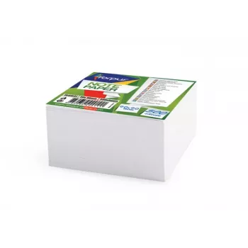Notitieblokjes Forpus, 9x9 cm, wit, gelijmd (500) 0716-009