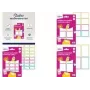 Avery Zweckform NAME8C 8 naamstickers, assortiment kleuren, 48 x 70 mm