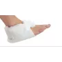 Hielbeschermer SUNDO 42000 — witte lichte hielbeschermers, 2-pack, klittenband
