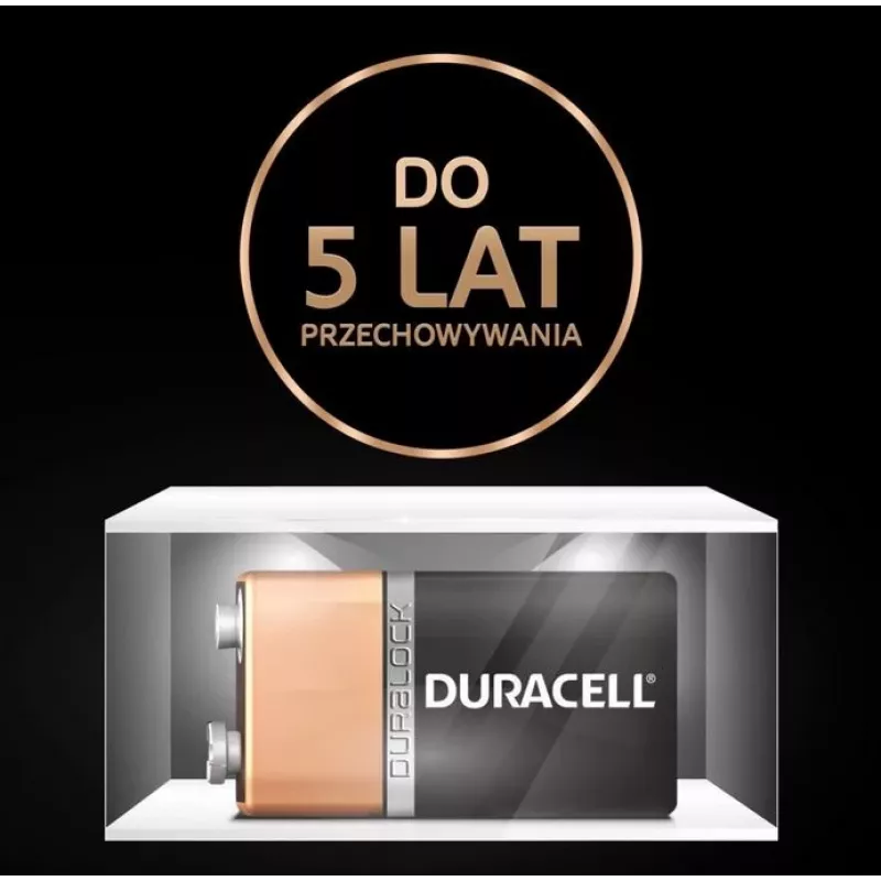 Duracell 9V-batterij single pack 9VDUR BT0009