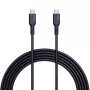 AUKEY CB-SCC241 USB-C Power Delivery PD 240W 5A 20V 1m nylon zwart - D