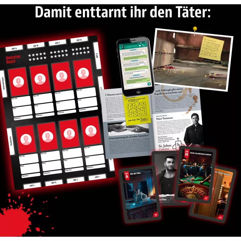 Masters of Crime: Vendetta, bordspel