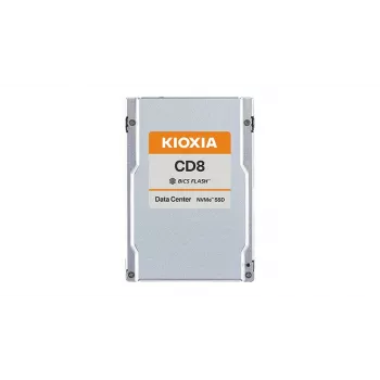 SSD 2,5 inch Kioxia CD8-R — 3,84 TB NVMe PCIe 4.0 (x4), 7200/3800 MB/s, 2,5 inch 15 mm, voor server/workstation