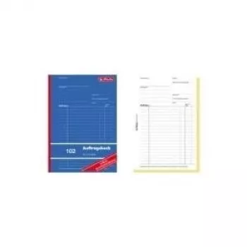 Administratieboek Herlitz 880427 blauw A4 80 vel