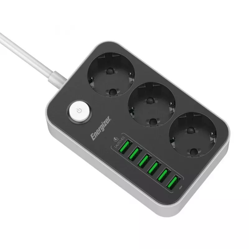 Draagbare powerbank Energizer EPB2500W01EU 2500 mAh USB-uitgang compacte oplader