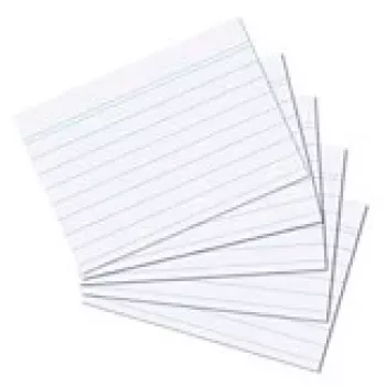 Kaartje Herlitz 1150705 wit 100 stuks